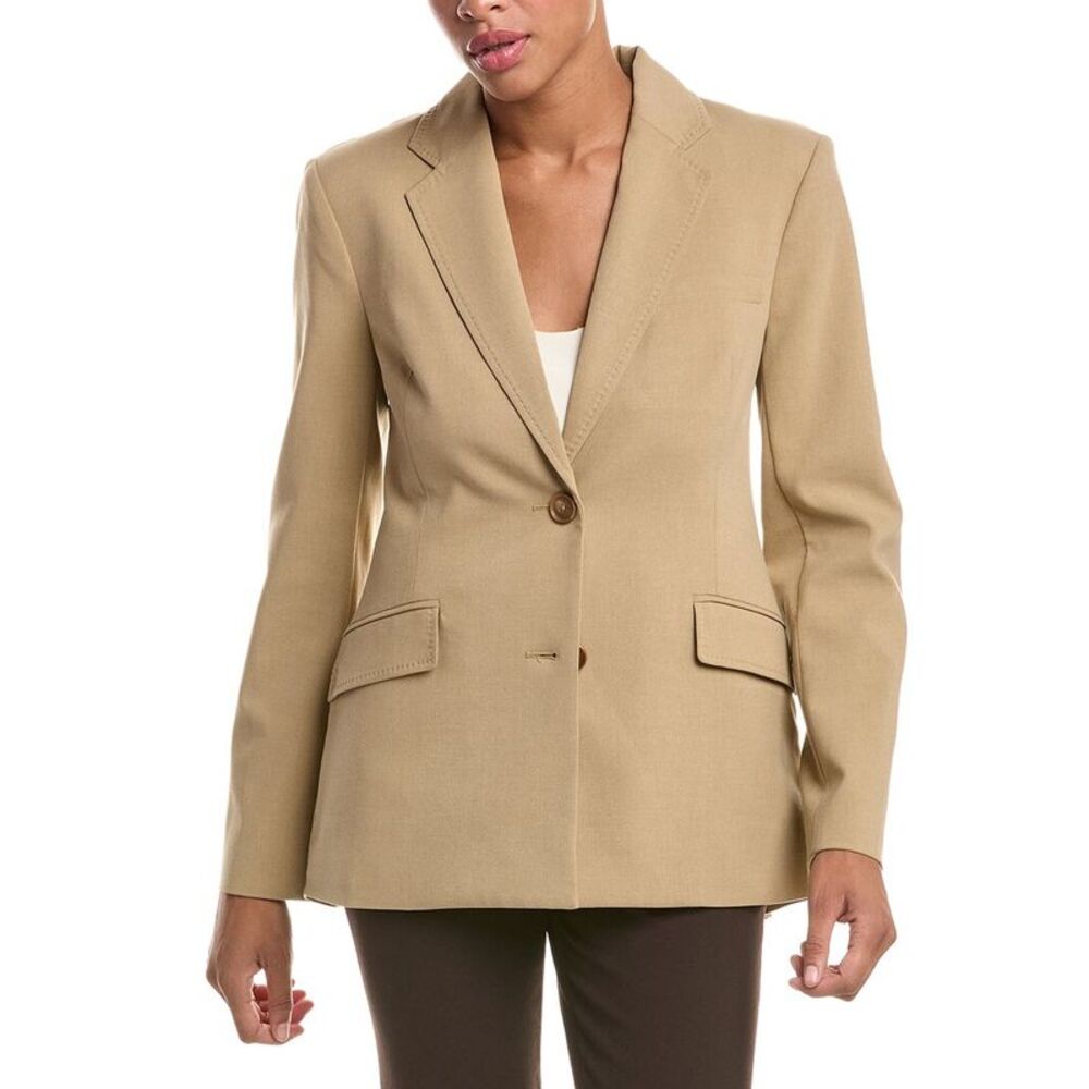 Simkhai Womens Moren Pleated Back Blazer